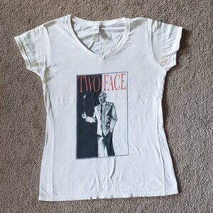 DC comics Two Face Harvey Dent tee ladies MEDIUM Gotham Batman